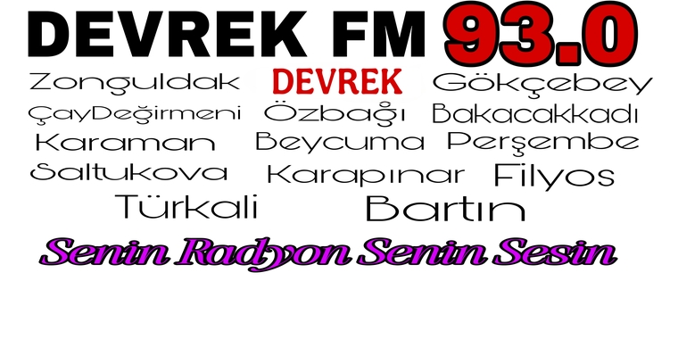 Devrek FM Frekanslarımiz 