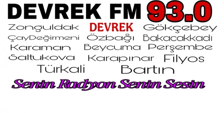 DEVREK FM Yayın Frekans Bilgileri 